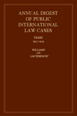 John Fischer Williams (Ed.) - International Law Reports - 9780521463478 - V9780521463478