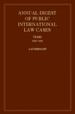 H. Lauterpacht (Ed.) - International Law Reports - 9780521463508 - V9780521463508