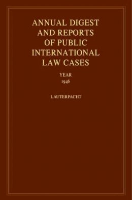 H. Lauterpacht (Ed.) - International Law Reports - 9780521463584 - V9780521463584