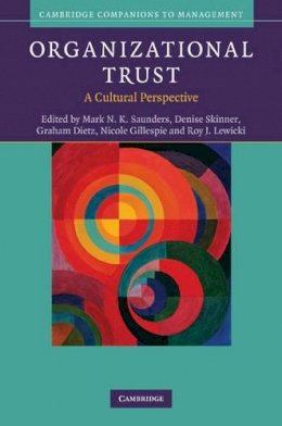 Edited By Mark N. K. - Organizational Trust: A Cultural Perspective - 9780521492911 - V9780521492911