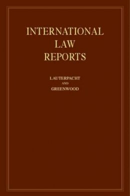 Edited By E. Lauterp - International Law Reports - 9780521496483 - V9780521496483