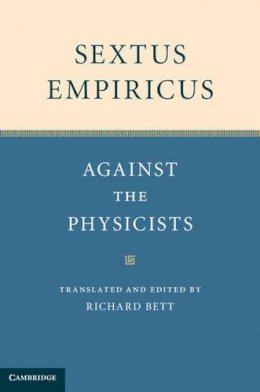 Richard Bett - Sextus Empiricus - 9780521513913 - V9780521513913