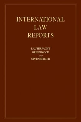 E. Lauterpacht (Ed.) - International Law Reports - 9780521580717 - V9780521580717