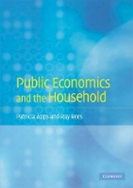 Patricia Apps - Public Economics and the Household - 9780521716284 - V9780521716284