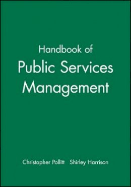 Pollitt - Handbook of Public Services Management - 9780631193456 - V9780631193456