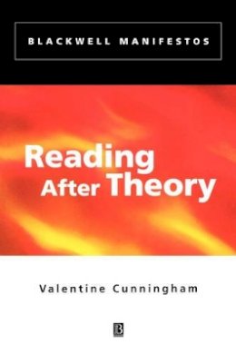 Valentine Cunningham - Reading After Theory - 9780631221685 - V9780631221685