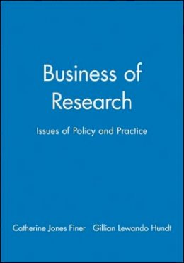 Finer - The Business of Research - 9780631228240 - V9780631228240