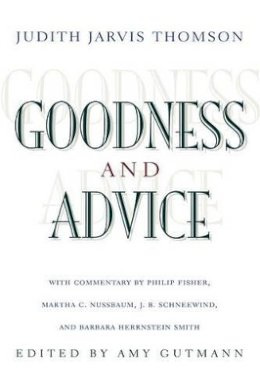 Judith Jarvis Thomson - Goodness and Advice - 9780691114736 - V9780691114736
