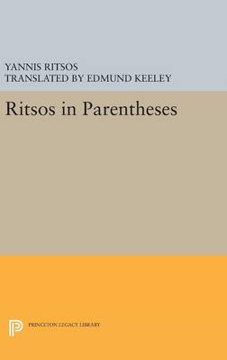 Yannis Ritsos - Ritsos in Parentheses - 9780691632735 - V9780691632735