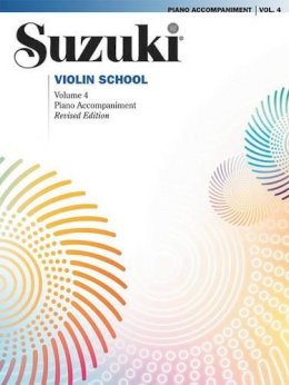 Shinichi Suzuki - Suzuki Violin School 4 - Piano Acc. (Revised) - 9780739058800 - V9780739058800