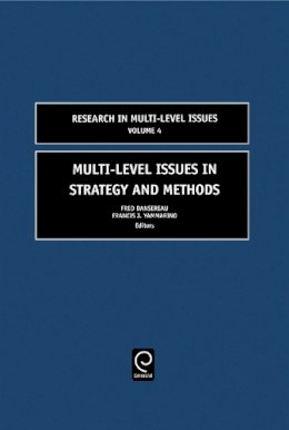 Fred Dansereau - Multi-Level Issues in Strategy and Methods - 9780762311842 - V9780762311842