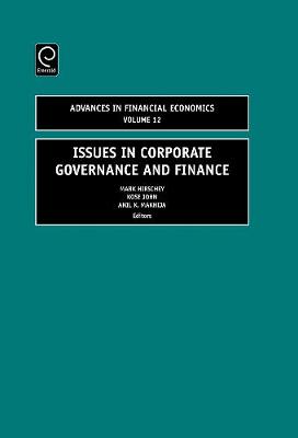 Mark Hirschey - Issues in Corporate Governance and Finance - 9780762313730 - V9780762313730