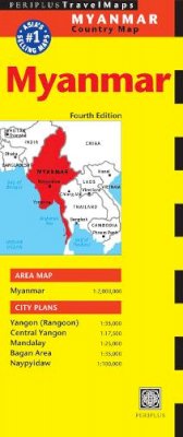 Periplus Editors (Ed.) - Myanmar Travel Map Fourth Edition (Periplus Travel Maps) - 9780794607623 - V9780794607623