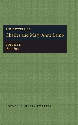 Jr. Charles Lamb - Letters of Charles and Mary Anne Lamb - 9780801409776 - V9780801409776