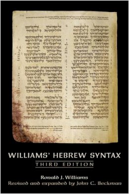 John C. Beckman - Williams´ Hebrew Syntax - 9780802094292 - V9780802094292