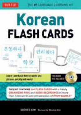 Soohee Kim - Korean Flash Cards Kit: Learn 1,000 Basic Korean Words and Phrases Quickly and Easily! (Hangul & Romanized Forms) (Audio-CD Included) - 9780804844826 - V9780804844826