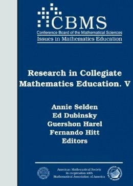 Guershon Harel - Research in Collegiate Mathematics Education V - 9780821833025 - V9780821833025