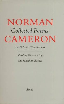 Norman Cameron - Collected Poems and Selected Translations - 9780856462023 - KHS0038542