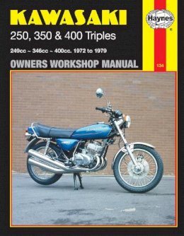 Haynes Publishing - Kawasaki 250, 350 and 400 Three Cylinder Owner's Workshop Manual - 9780856961342 - V9780856961342