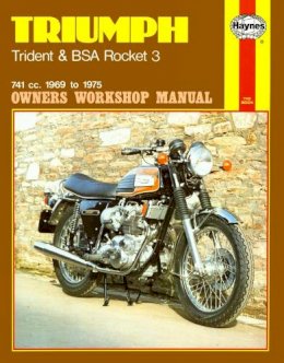 Haynes Publishing - Triumph Trident, B.S.A.Rocket 3 Owner's Workshop Manual - 9780856961366 - V9780856961366