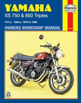 Haynes Publishing - Yamaha XS750 and 850 3-cylinder Models Owner's Workshop Manual - 9780856967122 - V9780856967122
