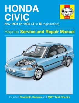 Haynes Publishing - Honda Civic 91-96 - 9780857336910 - V9780857336910