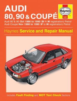 Haynes Publishing - Audi 80, 90 & Coupe Petrol (Oct 86 - 90) Haynes Repair Manual - 9780857337122 - V9780857337122