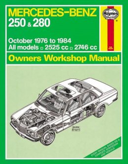 Haynes Publishing - Mercedes-Benz 250 & 280 123 Series Petrol (Oct 76 - 84) Haynes Repair Manual: 76-84 - 9780857337399 - V9780857337399
