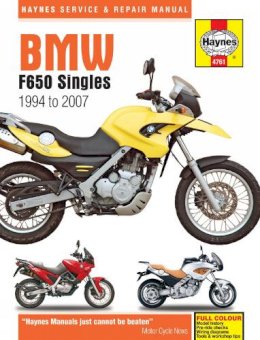 Haynes Publishing - BMW F650 Singles (94 - 07) Haynes Repair Manual - 9780857338662 - V9780857338662