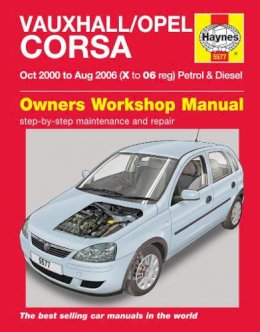 Haynes Publishing - Vauxhall/Opel Corsa Petrol & Diesel (Oct 00 - Aug 06) Haynes Repair Manual - 9780857339355 - V9780857339355