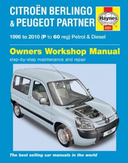 Haynes Publishing - Citroen Berlingo & Peugeot Partner Petrol & Diesel (96 - 10) Haynes Repair Manual - 9780857339508 - V9780857339508