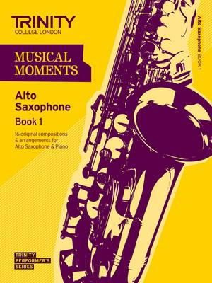 Trinity College London - MUSICAL MOMENTS ALTO SAXOPHONE BOOK 1 - 9780857362001 - V9780857362001