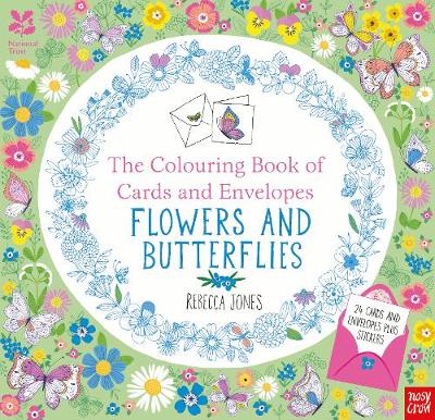 Rebecca Jones - National Trust: The Colouring Book of Cards and Envelopes - Flowers and Butterflies - 9780857637321 - V9780857637321