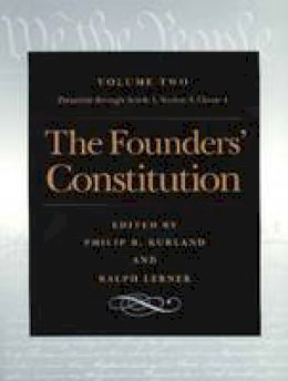 Philip Kurland - The Founders' Constitution - 9780865973039 - V9780865973039