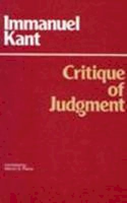 Immanuel Kant - Critique of Judgment - 9780872200265 - V9780872200265 Immanuel Kant - Critique of Judgment - 9780872200265 - V9780872200265
