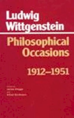 Ludwig Wittgenstein - Philosophical Occasions, 1912-51 - 9780872201552 - V9780872201552