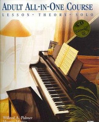 Willard A Palmer - Alfred's Basic Adult Piano Course, All-In-One, Level 2 w/CD [STUDENT EDITION] - 9780882849942 - V9780882849942