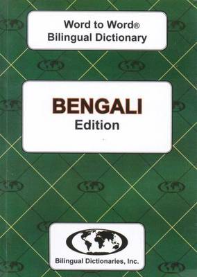 C. Sesma - English-Bengali & Bengali-English Word-to-word Dictionary: Suitable for Exams (Bengali and English Edition) - 9780933146303 - V9780933146303