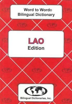C Sesma - English-Lao & Lao-English Word-to-word Dictionary: Suitable for Exams (Lao and English Edition) - 9780933146549 - V9780933146549