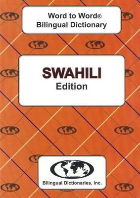 C. Sesma - English-Swahili & Swahili-English Word-to-word Dictionary: Suitable for Exams (Swahili and English Edition) - 9780933146556 - V9780933146556