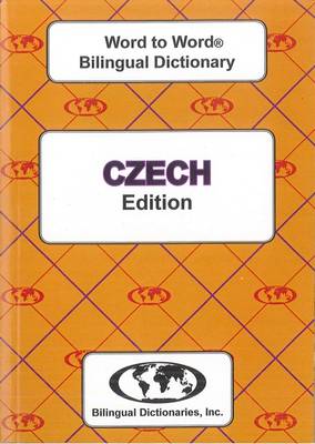 C. Sesma - English-Czech & Czech-English Word-to-word Dictionary - 9780933146624 - V9780933146624