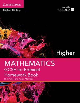 Asker, Nick, Morrison, Karen - GCSE Mathematics for Edexcel Higher Homework Book - 9781107496828 - V9781107496828