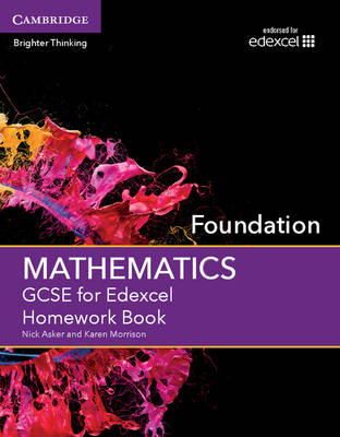 Nick Asker - GCSE Mathematics for Edexcel Foundation Homework Book - 9781107496859 - V9781107496859
