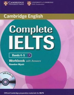 Rawdon Wyatt - Complete IELTS Bands 4-5 Workbook with Answers with Audio CD - 9781107602458 - V9781107602458