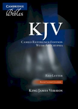  - KJV Cameo Reference Bible with Apocrypha, Black Calfskin Leather, Red-letter Text, KJ455:XRA Black Calfskin Leather - 9781107608078 - 9781107608078