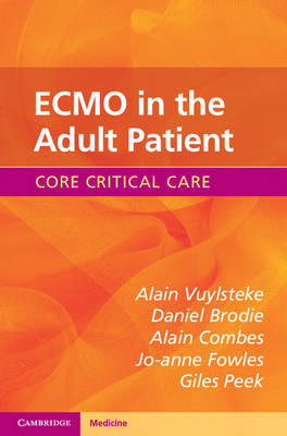 Alain Vuylsteke - ECMO in the Adult Patient (Core Critical Care) - 9781107681248 - V9781107681248