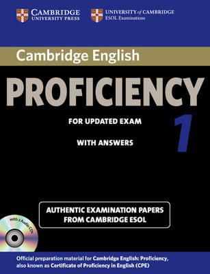 Cambridge Esol - Cambridge English Proficiency 1 for Updated Exam Self-study Pack (Student's Book with Answers and Audio CDs (2)): Authentic Examination Papers from Cambridge ESOL (CPE Practice Tests) - 9781107691643 - V9781107691643