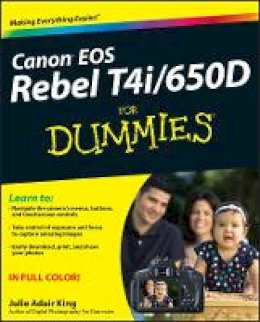 Julie Adair King - Canon EOS Rebel T4i/650D For Dummies - 9781118335970 - V9781118335970