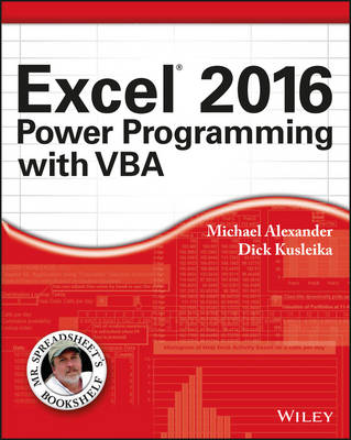 Michael Alexander - Excel 2016 Power Programming with VBA - 9781119067726 - V9781119067726