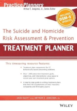 David J. Berghuis - The Suicide and Homicide Risk Assessment and Prevention Treatment Planner, with DSM-5 Updates - 9781119073314 - V9781119073314